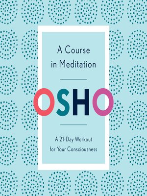 cover image of A Course in Meditation